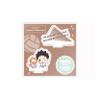 A3 Haikyu!!x Sanrio Characters 06 Hajime Iwaizumi / Weir Dynasores! [Mini Character Illustration] Acrylic Figure Plate 4.7 x 4.7 inches (120 x 120 mm) KAF-HIKS-06 view 1