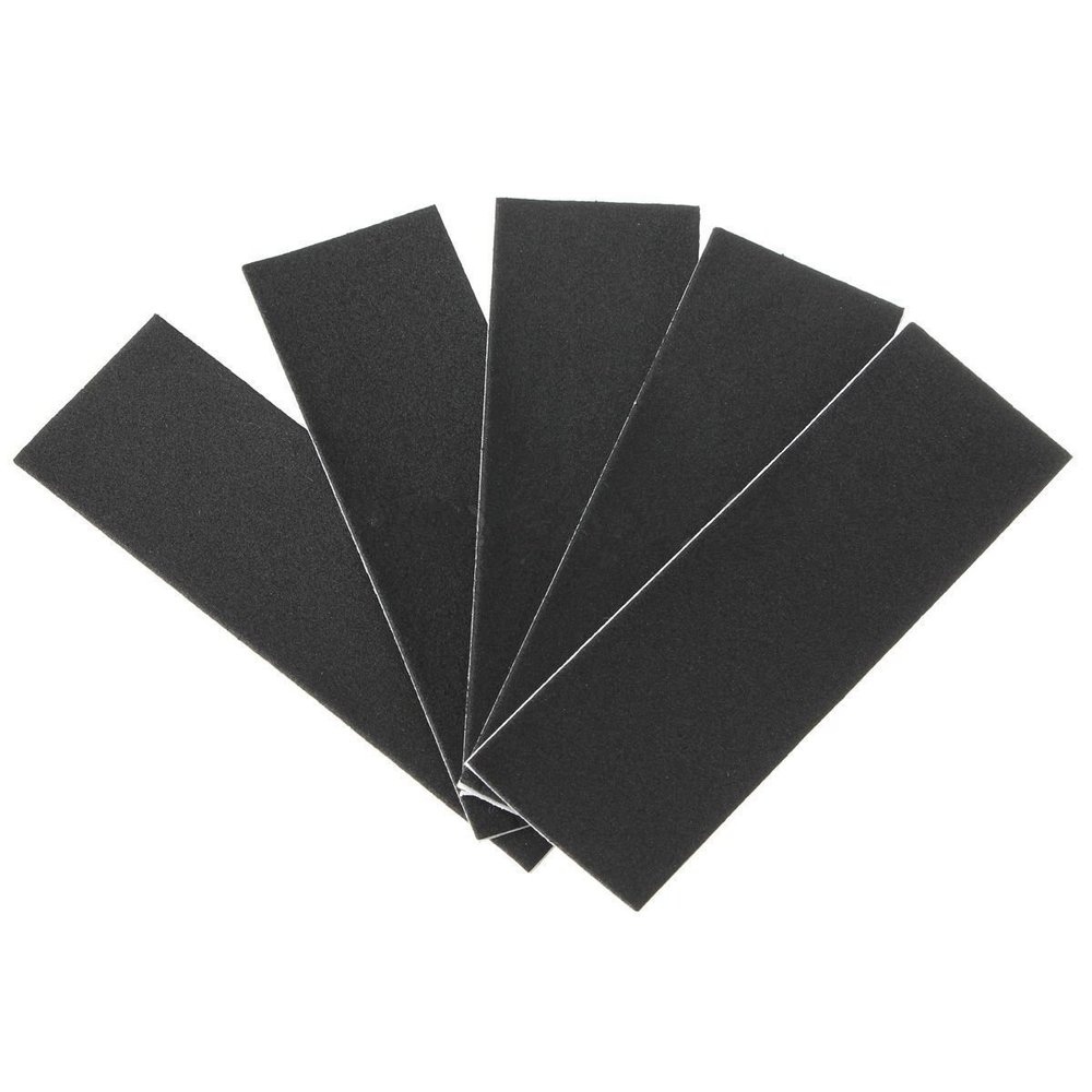 DAGIJIRD 12 Pack Anti-Slip Stickers Wooden Fingerboard Deck Uncut Sandpaper Grip Tape 110X35mm/4.33"*1.38" Skateboard Sandpaper