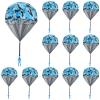 Catcan 12 Pcs Parachute Toy, Camo Parachute Men Tangle Free Throw Outdoor Flying Paratrooper Toy No Battery nor Assembly Required view 1