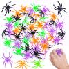 Max Fun 300pcs Halloween Spider Rings for Kids Party Favors 1.96 Plastic Spider Rings Bulk for Kids Costume Accessories Party Decorations Supplier (Multicolor) view 1