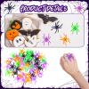 Max Fun 300pcs Halloween Spider Rings for Kids Party Favors 1.96 Plastic Spider Rings Bulk for Kids Costume Accessories Party Decorations Supplier (Multicolor) view 2