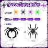 Max Fun 300pcs Halloween Spider Rings for Kids Party Favors 1.96 Plastic Spider Rings Bulk for Kids Costume Accessories Party Decorations Supplier (Multicolor) view 3