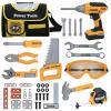 HYRENEE Kids Tools Set for Boys,Toddler Tool Set with Tool Bag & Electronic Drill,Construction Pretend Play Tools for Kids ,Toys for 3 4 5 Year Old Boys view 1