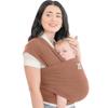 KeaBabies Baby Wrap Carrier - All in 1 Original Baby Carrier Newborn to Toddler Sling, Easy to Wear, Hands Free Bonding, Lightweight, Breathable Infant Wraps (Terracotta) view 1