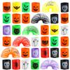 SULOLI Halloween Coil Springs for Kids, 36pcs Assorted Halloween Theme Pattern Spring Toys Party Favors Halloween Treat Bags Gifts view 1