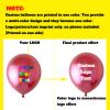 1000pcs-Personalized Custom-Balloons Design-Your Own-Balloon - Balloon with Logo Picture Photo Text, for Birthday Party Wedding Graduation Business Decoration (Metallic Balloons, 12in) view 2