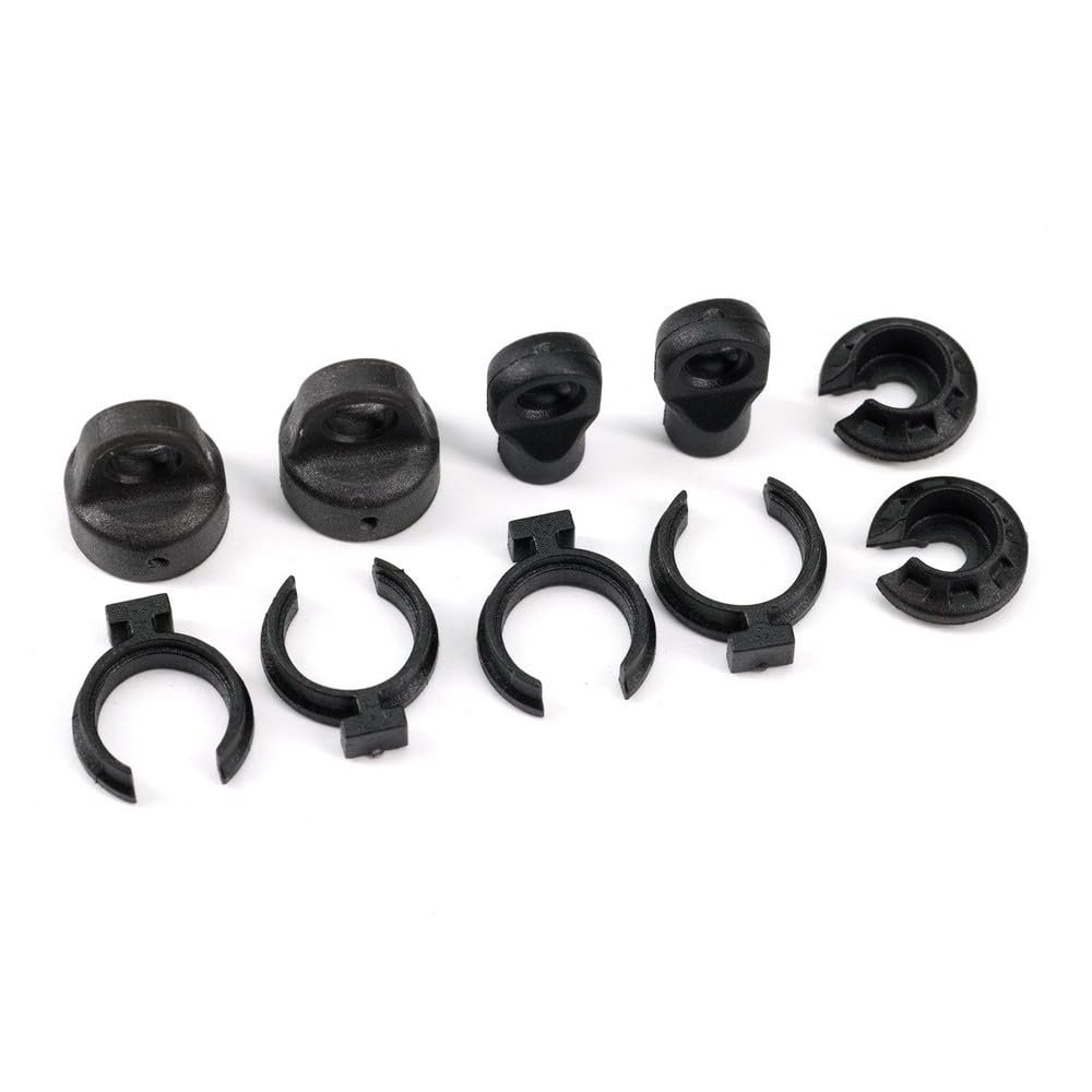 TRAXXAS TRX4M Shock cap (2)/ spring perch (2)/ rod end (2)/ spring preload spacer (4)