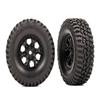 Traxxas 9774 Tires & Wheels, Black 1.0' Wheels BFGoodrich Mud-Terrain Tires (2) view 1