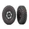 Traxxas 9773 T&W Black 2.2 Canyon Trail Tires TRX-4M view 1