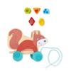 HABA Pulling Squirrel Wooden Shape Sorter and Pull Toy view 1