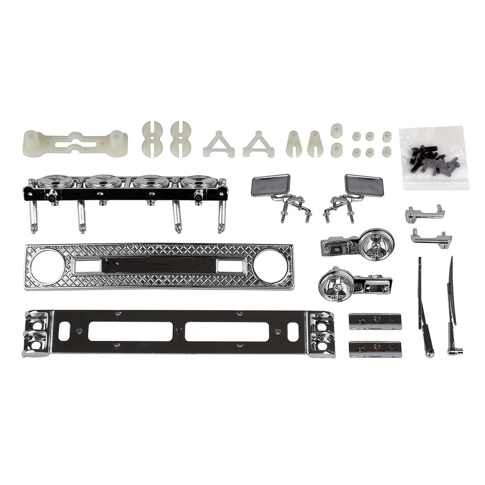 Team Associated MT12 Accessories, Chrome, ASC41103