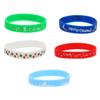 BESPORTBLE 5pcs Christmas Bracelets Decorative Xmas Wristbands for Parties Comfortable Wear for Holiday Themes Festive Wristbands for Daily Use and Celebrations view 1