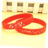 BESPORTBLE 5pcs Christmas Bracelets Decorative Xmas Wristbands for Parties Comfortable Wear for Holiday Themes Festive Wristbands for Daily Use and Celebrations view 4