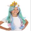 Fun Costumes My Little Pony Princess Celestia Wig Wig, Crown, Ears, Horn Kid's Costume Accessory - Standard - Blue view 1