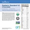 KATE FARMS Organic Pediatric 1.2 High Calorie Chocolate Nutrition Shake, 12g Protein, 27 Vitamins and Minerals, Meal Replacement, 8.45 oz (6 pack) view 2