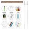 100pcs 17cm Drinking Straw Cleaner Brush Kit,Bottle Cleaning Brushes Straw Cleaner Brush for Tumbler, Sippy Cup, Bottle and Tube view 2