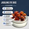 Sage's Portal Jiggling Eye Liquid Core 7-PC Sharp Edge Resin Polyhedral DND Dice Set (Eye of The Red Serpent) view 2