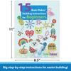 Brain Flakes Building Idea Booklet for Beginners | Large 8.5" x 11" Printed Activity Book with 84 Pages of Step-by-Step Instructions | Easy to Read, Inspires Creativity, Screen Free, for Ages 3+ view 3