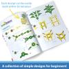 Brain Flakes Building Idea Booklet for Beginners | Large 8.5" x 11" Printed Activity Book with 84 Pages of Step-by-Step Instructions | Easy to Read, Inspires Creativity, Screen Free, for Ages 3+ view 4