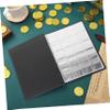 1 Coin Collection Holder Pressed Album Coin Collection Book Coin Folders Quarter Collection Book Coin Holder Decorating Books Coin Books for Collectors Pu Souvenir Portable view 2