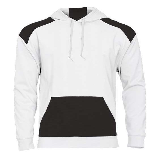 Badger Sports Breakout Performance Fleece Yo - S - WH/BK
