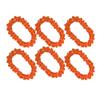 blinkee 12 Pack Tropical Ponkan Luau Lei Necklaces Orange - 36" Non-Lit Hawaiian Flower Garland, Perfect for Parties and Celebrations view 2