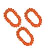 blinkee 12 Pack Tropical Ponkan Luau Lei Necklaces Orange - 36" Non-Lit Hawaiian Flower Garland, Perfect for Parties and Celebrations view 3