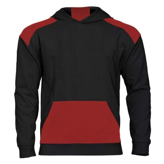 Badger Sports Breakout Performance Fleece Yo - XS - BK/RD