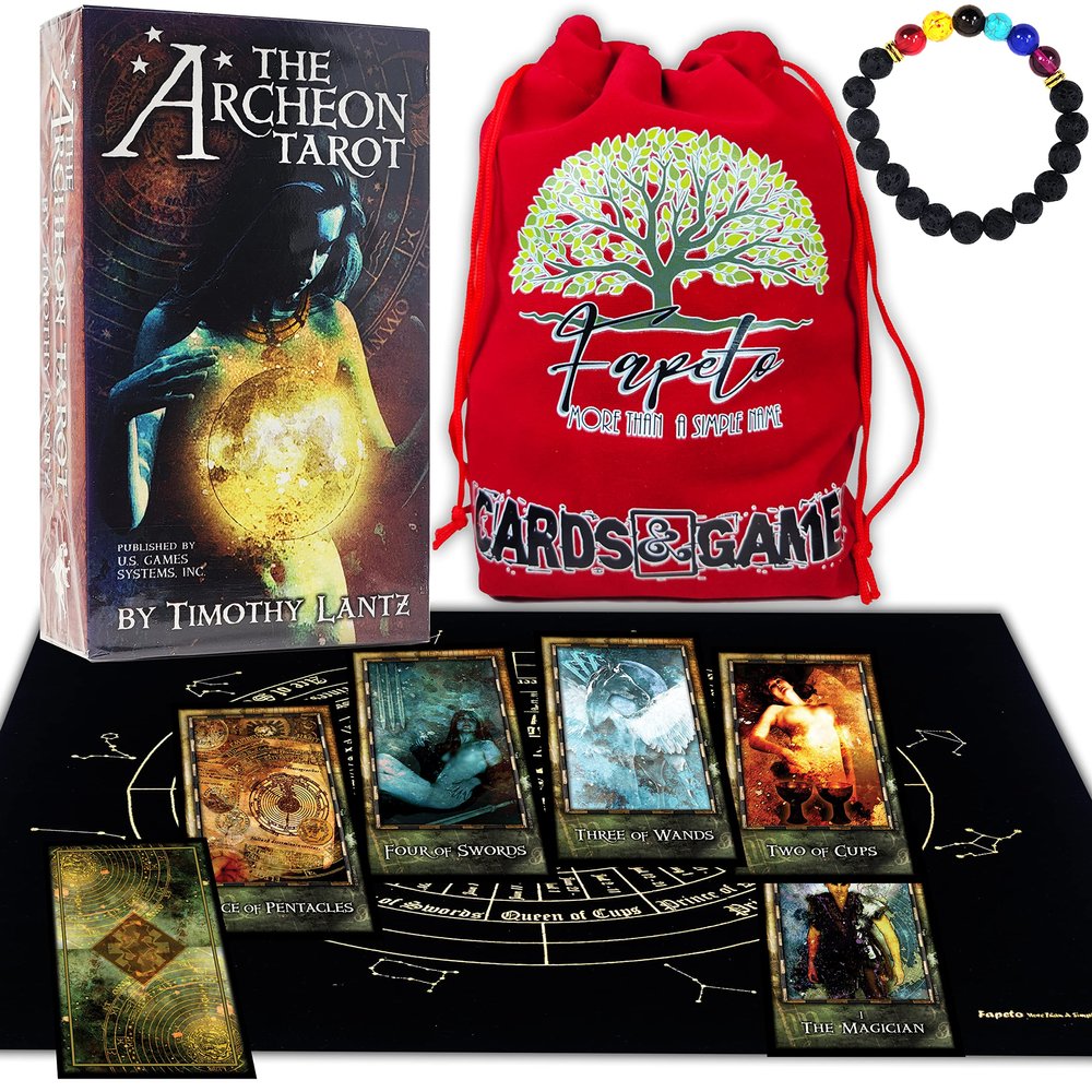Fapeto more than a simple name Bundles Tarot & Oracles, Cards Decks for Fortune Telling & Chakras (Archeon Tarot Deck)