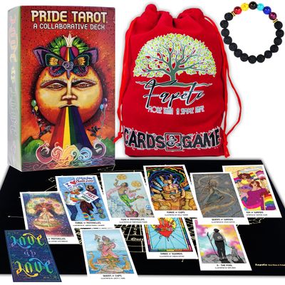 Fapeto more than a simple name Bundles Tarot & Oracles, Cards Decks for Fortune Telling & Chakras (Pride Tarot)