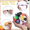 SULOLI 36 PCS Halloween Mochi Squishy Toys, Squeeze Toy Stress Reliever Anxiety Packs, Goody Bag Fillers for Kids Party Favors view 3
