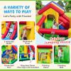 BOUNTECH Inflatable Bounce House with Ball Pit, 7-in-1 Bouncy Castle with Dual Slides for Kids Toddler Aged 3+ Backyard, Kids Bounce House with Blower for Boys Girls Indoor Outdoor Birthday Party Gift view 2