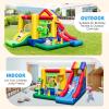 BOUNTECH Inflatable Bounce House with Ball Pit, 7-in-1 Bouncy Castle with Dual Slides for Kids Toddler Aged 3+ Backyard, Kids Bounce House with Blower for Boys Girls Indoor Outdoor Birthday Party Gift view 4