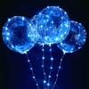 10 PACKS LED Bobo Balloons, Clear Light Up Balloons,Helium Glow Bubble Balloons with String Lights for Party Birthday Wedding Quinceanera Decorations (Cold White) view 3