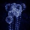 10 PACKS LED Bobo Balloons, Clear Light Up Balloons,Helium Glow Bubble Balloons with String Lights for Party Birthday Wedding Quinceanera Decorations (Cold White) view 4
