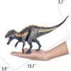 JR PARK Large Realistic Tyrannosaurus Rex Toy, 15.7 inch T-REX Dinosaur Colletion, Kids' Play Dinosaur & Prehistoric Creature Figures with Moveable Jaw, Red, Ages 8+ view 4