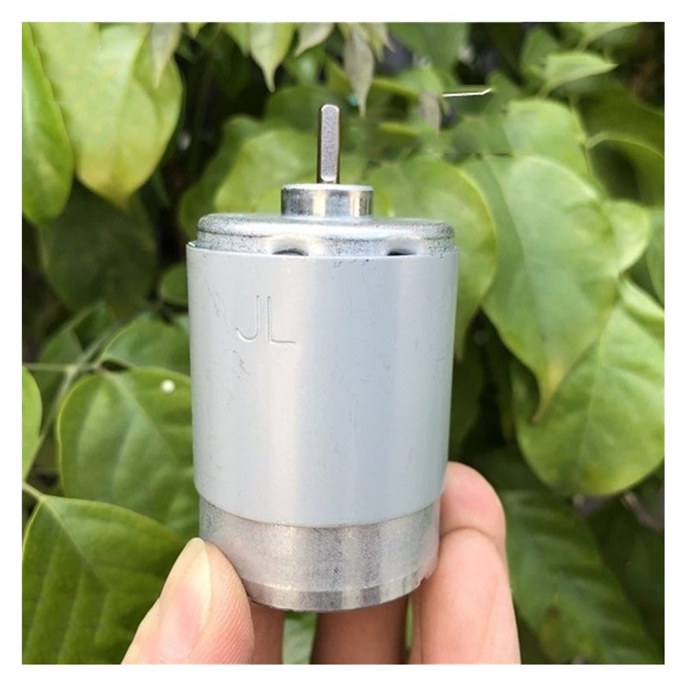 BGNERY Electric Gear Vacuum Cleaners Motor Sweeper Robot Motor Hand Drill Motor DIY Toy Motor D Shaft 545 DC Micro Motor D-Shaft 12-48V Motor axial Battery