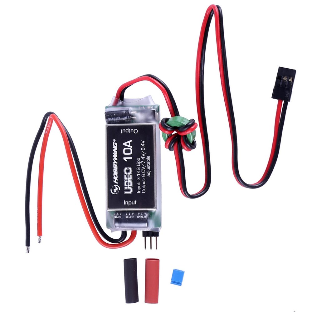 DAGIJIRD UBEC 10A 3-14S Lipo Output Voltage 6V 7.4V 8.4V Adjustable Output BEC for Hobbywing