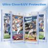 100 ct Magnetic Card Holder for Trading Cards, 35pt Ultra Clear Baseball Card Protectors, Hard Plastic Protectors for Sports and Game Cards view 2