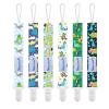 Smlpuame Baby Pacifier Clip for Boys Girl,6 Pack Stylish Binky Clips Strap,Paci Holder with Clips Universal Lightweight Fits Most Pacifiers Teeher Toy Teething Ring Soothie,Baby Gifts(Dinosaur-2) view 1