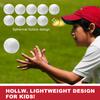 10 PCS Toddler & Little Kids Replacement T Ball Baseball Balls, Plastic Baseballs with Mesh Bag, 3.5-inch Oversized Tballs for Little Tikes Totsports T-Ball Set view 4
