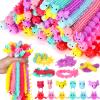 Chivao 100 Pack Bulk Stretchy String Fidget Toys Animal Sensory Toys for Kids and Adults Colorful Fidget Worm Stress Anxiety Relieve Goodie Bag Fillers Classroom Prizes Birthday Gifts (Cute Style) view 1