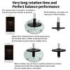 CHEETOP Rope Metal Spinning Top, High Performance Precision Stainless Steel Kill Time Anti-Gravity Perfect Balance Gyroscope, Spins Forever Exceed 10 Minutes Relieve Stress Desktop Toy (Black) view 4