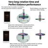 CHEETOP Rope Metal Spinning Top, High Performance Precision Stainless Steel Kill Time Anti-Gravity Perfect Balance Gyroscope, Spins Forever Exceed 10 Minutes Relieve Stress Desktop Toy (Iridescent) view 4