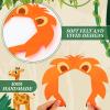 Kigeli 30 Pcs Jungle Animal Safari Ears Headbands for Hair Hoops Photo Booth Props One Birthday Easter Halloween Favors(Animals) view 4