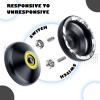 MAGICYOYO Responsive Yoyos for Kids Beginners, Pro Yoyo 2 Pack, Dual Funtion Metal Yo yo V3 + Plastic Yo-yos K1 Plus with 12 Yo yo Strings, 2 Holes Yoyos Case, Yo-Yo Accessory Kit (V3 Black + K1 Blue) view 3
