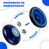 MAGICYOYO Responsive Yoyos for Kids Beginners, Pro Yoyo 2 Pack, Dual Funtion Metal Yo yo V3 + Plastic Yo-yos K1 Plus with 12 Yo yo Strings, 2 Holes Yoyos Case, Yo-Yo Accessory Kit (V3 Black + K1 Blue) view 4