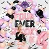 Jollyboom Four Ever Spooky Birthday Decorations, Halloween 4th Birthday Party Decorations Girl Pink and Purple Balloon Garland Kit Number 4 Balloon Spider Stickers for Girl 4th Bday Party view 3