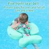 AnjeeIOT Mambobaby Float with Canopy Baby Float Non-Inflatable Baby Pool Float Solid Swimming Float Upgraded Add Tail Never Flip Over for Infant 3-24 Months, Pink view 4