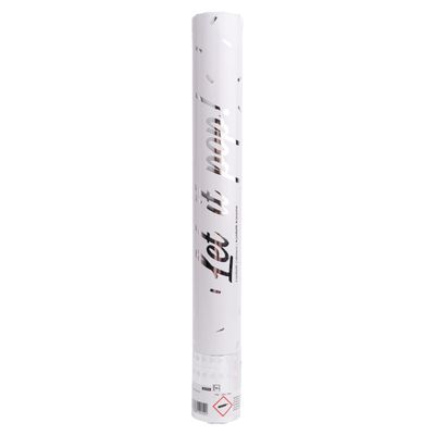 amscan 9916954 Confetti Cannon Silver Foil 40 cm